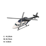 MOC - 230069 1/38 Scale Ultra MEGA Yacht - Part 12 Module 19 Helicopter Klemmbausteine - LesDiy - Klemmbausteine