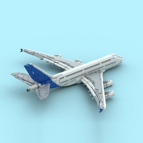 MOC - 231269 Airbus A380 factory livery Klemmbausteine - LesDiy - Klemmbausteine