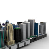 MOC - 231668 1/2000 Scale New York Midtown Broadway Theatre District Klemmbausteine - LesDiy - Klemmbausteine