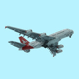 MOC - 232258 Qantas Airbus A380 Klemmbausteine - LesDiy - Klemmbausteine