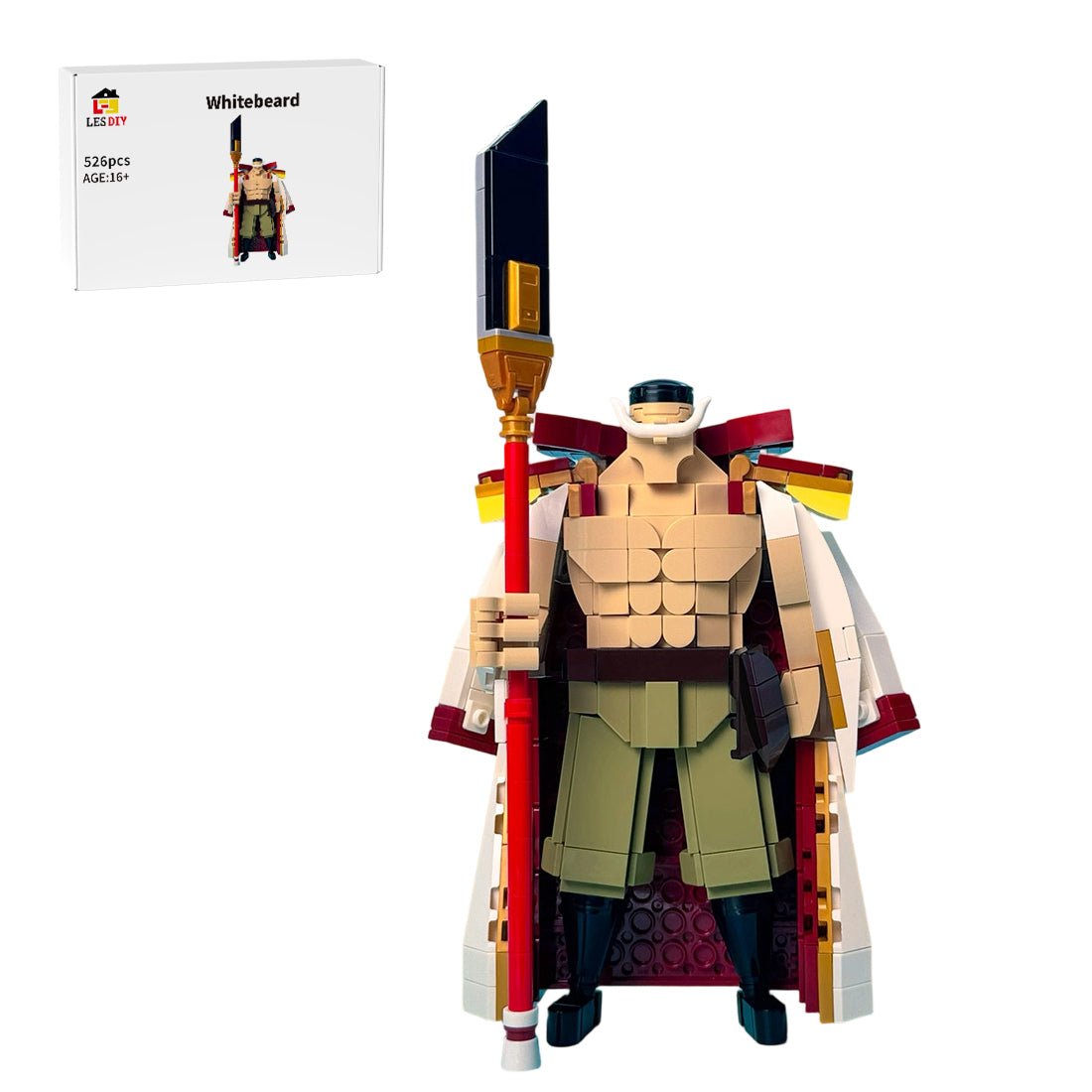 MOC-232542 Whitebeard - One Piece Klemmbausteine-LesDiy-Klemmbausteine