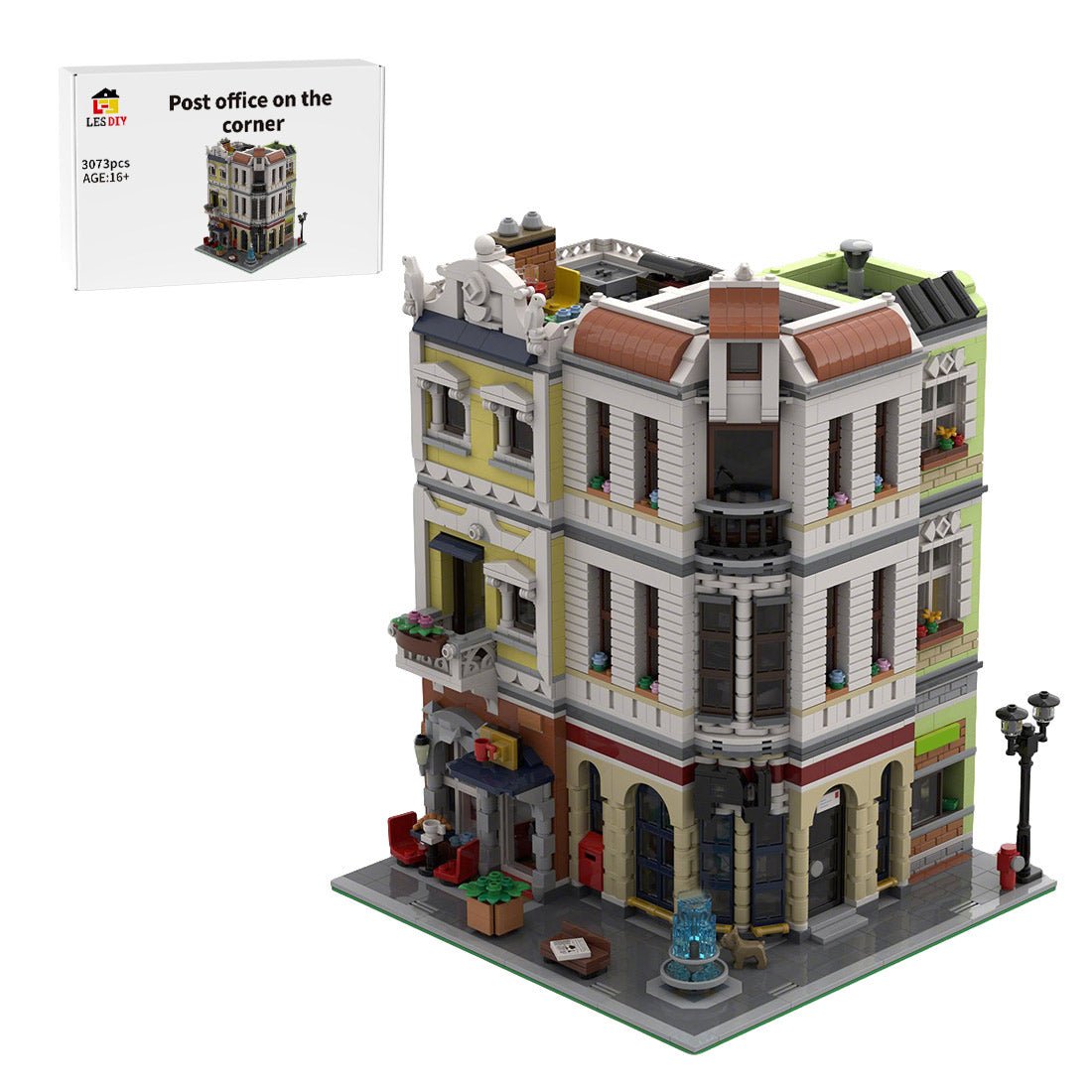 MOC - 234260 Post office on the corner Klemmbausteine - LesDiy - Klemmbausteine