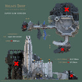 MOC - 234842 Helm's Deep - the ultimate MOD - SUPER SLIM version Klemmbausteine - LesDiy - Klemmbausteine