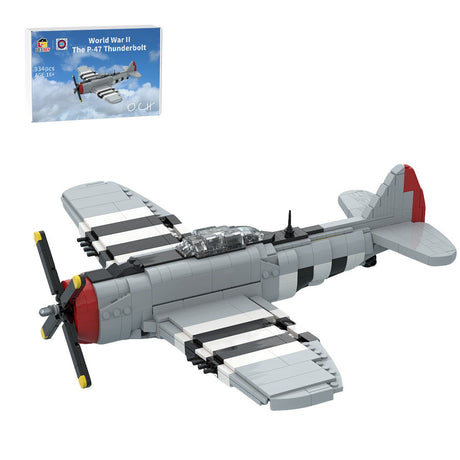 MOC - 235642 P - 47 ThunderboltSet Klemmbausteine - LesDiy - Klemmbausteine