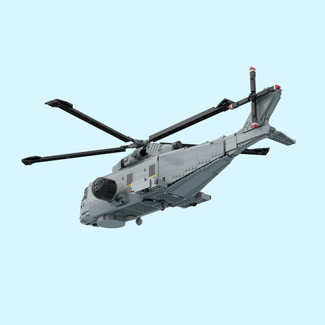 MOC - 236058 AgustaWestland AW - 101 Merlin Klemmbausteine - LesDiy - Klemmbausteine