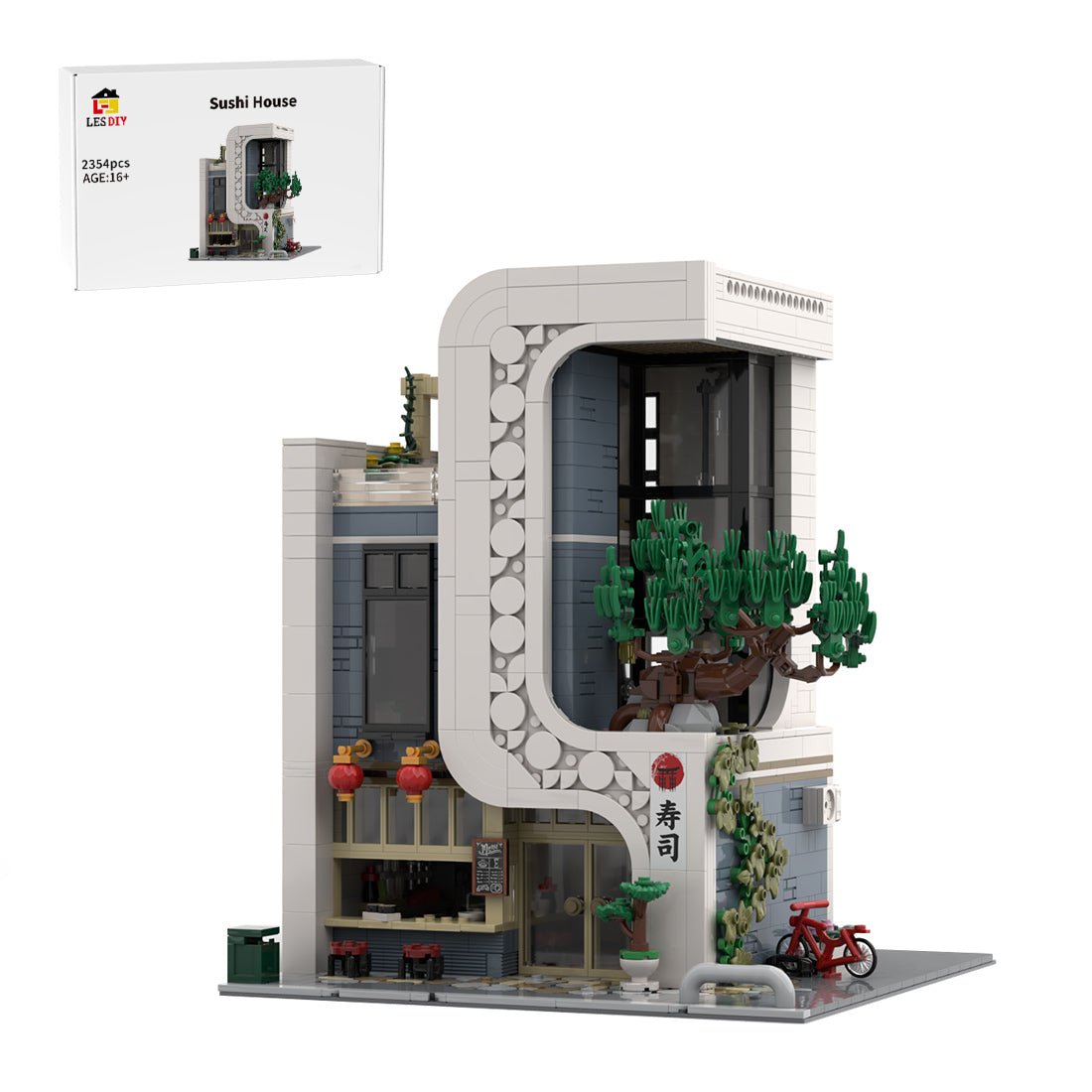 MOC - 237866 Sushi House Klemmbausteine - LesDiy - Klemmbausteine