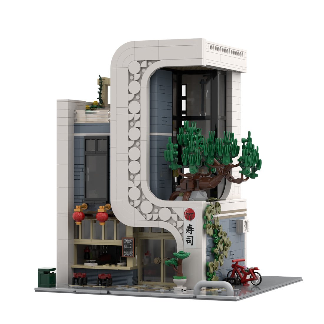 MOC - 237866 Sushi House Klemmbausteine - LesDiy - Klemmbausteine