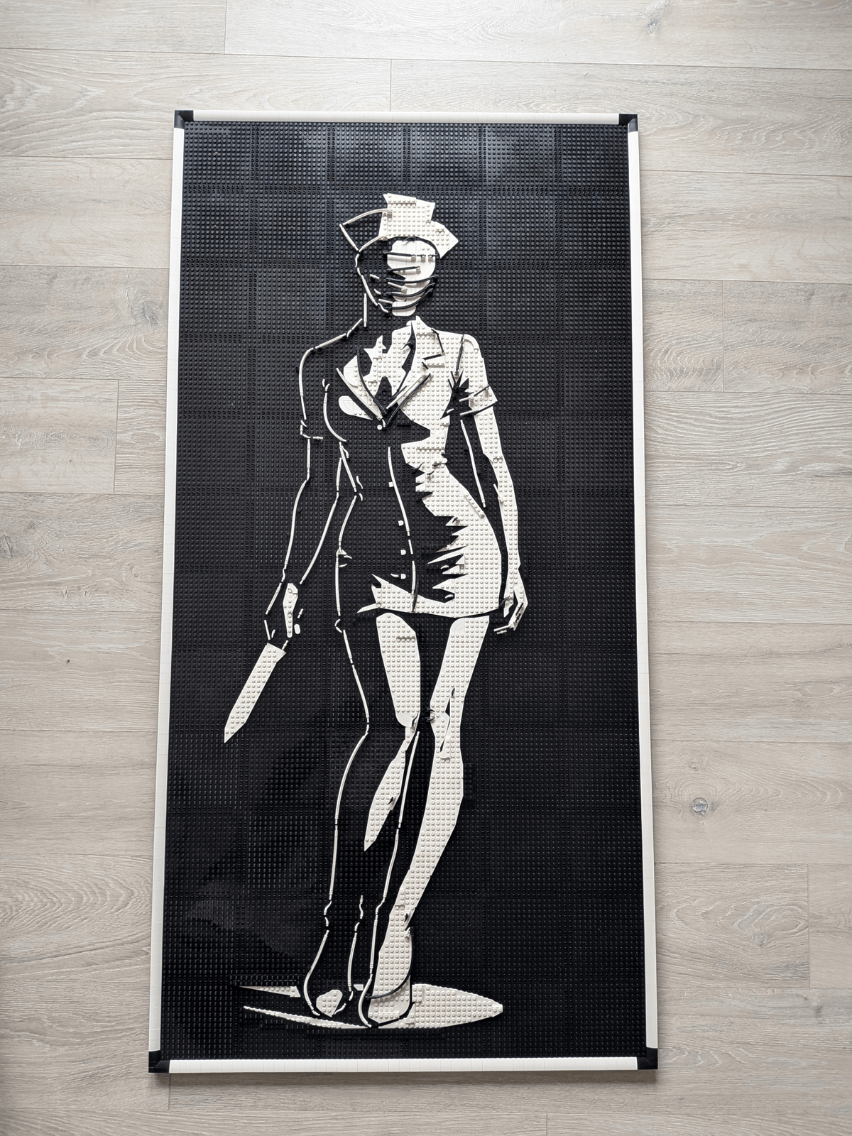 MOC - 238853 art relief of a female horror character Klemmbausteine - LesDiy - Klemmbausteine