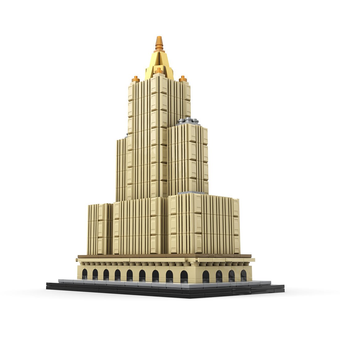 MOC - 239057 New York Life Building 1:800 Scale Klemmbausteine - LesDiy - Klemmbausteine