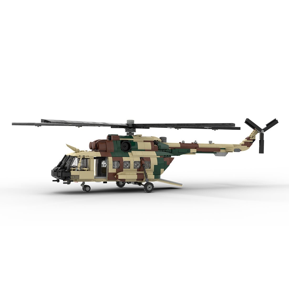 MOC - 239414 MIL Mi - 17 - 1:35 Scale Klemmbausteine(Apricot Yellow) - LesDiy - Klemmbausteine