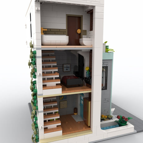 MOC - 239743 Climbing Gym & Apartment Klemmbausteine - LesDiy - Klemmbausteine