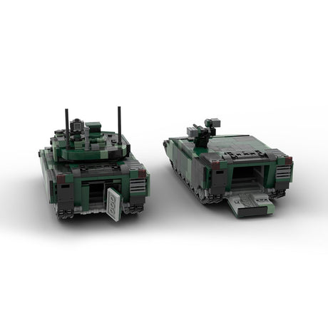 MOC - 240747 CV90 Mk IV | Stridsfordon 90 - 1:35 Klemmbausteine - LesDiy - Klemmbausteine