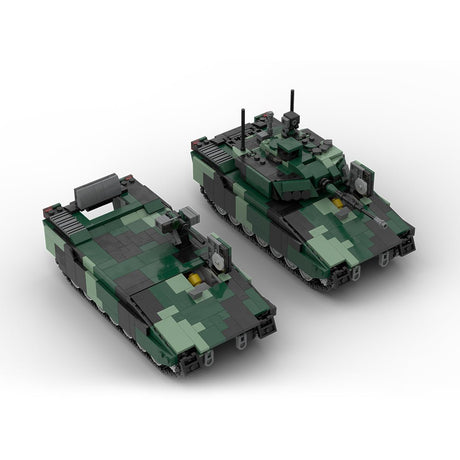 MOC - 240747 CV90 Mk IV | Stridsfordon 90 - 1:35 Klemmbausteine - LesDiy - Klemmbausteine