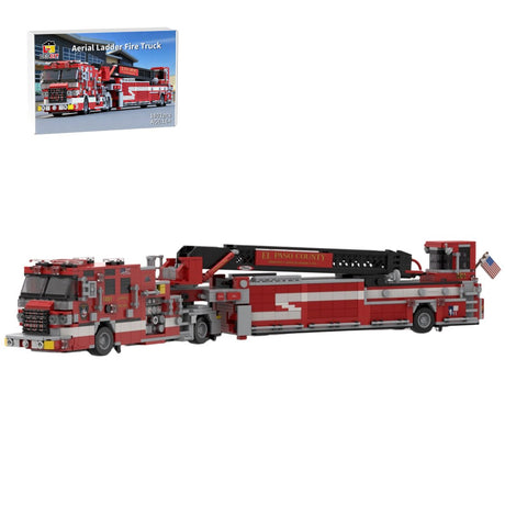 MOC - 242542 2023 Pierce Quantum Tiller Ladder Fire Truck El paso County Klemmbausteine - LesDiy - Klemmbausteine
