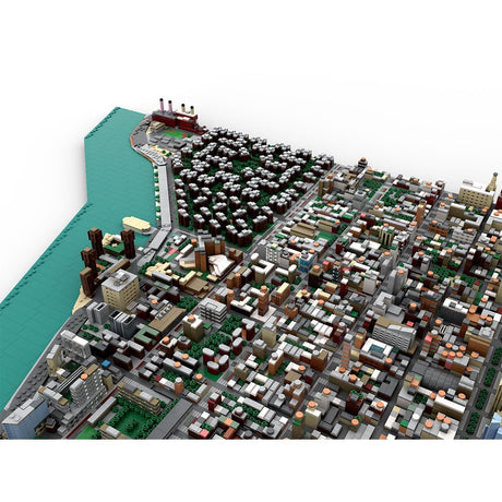 MOC - 243095 1/2000 Scale Midtown Manhattan - New York City Klemmbausteine - LesDiy - Klemmbausteine