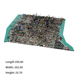 MOC - 243095 1/2000 Scale Midtown Manhattan - New York City Klemmbausteine - LesDiy - Klemmbausteine