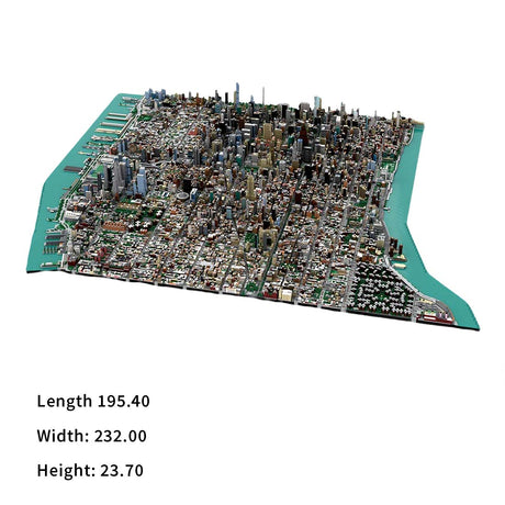 MOC - 243095 1/2000 Scale Midtown Manhattan - New York City Klemmbausteine - LesDiy - Klemmbausteine