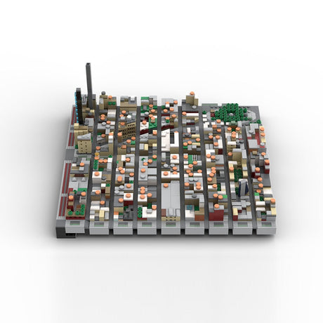 MOC - 243095 1/2000Scale NYC - Midtown Manhattan Flatiron District Klemmbausteine - LesDiy - Klemmbausteine