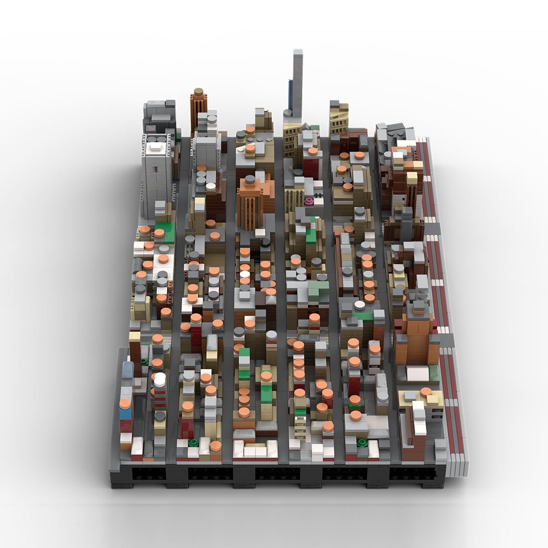 MOC - 243095 1/2000Scale NYC - Midtown Manhattan Garment District Klemmbausteine - LesDiy - Klemmbausteine
