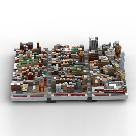 MOC - 243095 1/2000Scale NYC - Midtown Manhattan Garment District Klemmbausteine - LesDiy - Klemmbausteine