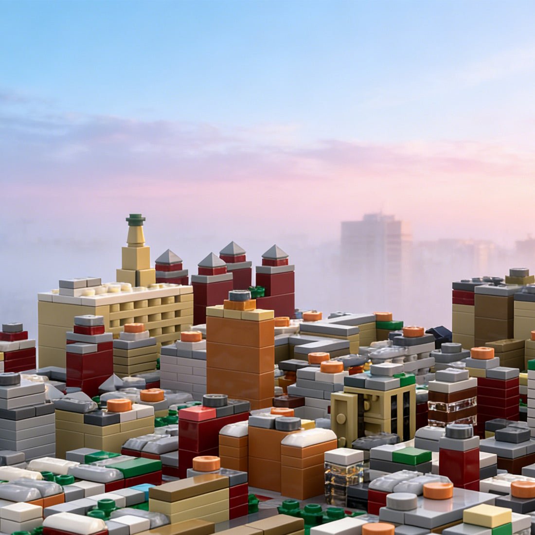 MOC - 243095 1/2000Scale NYC - Midtown Manhattan Gramercy Klemmbausteine - LesDiy - Klemmbausteine