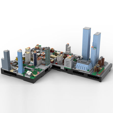 MOC - 243095 1/2000Scale NYC - Midtown Manhattan Hudson Yards Area Klemmbausteine - LesDiy - Klemmbausteine
