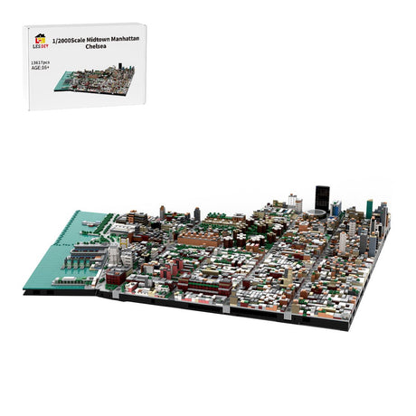 MOC - 243095 NYC - Midtown Manhattan Chelsea Klemmbausteine - LesDiy - Klemmbausteine