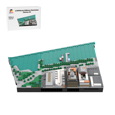 MOC - 243095 NYC - Midtown Manhattan Chelsea M2 Klemmbausteine - LesDiy - Klemmbausteine