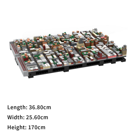 MOC - 243095 NYC - Midtown Manhattan Chelsea M6 Klemmbausteine - LesDiy - Klemmbausteine