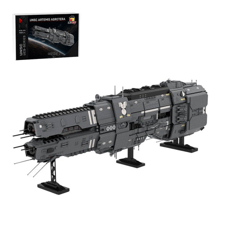 MOC - 243432 Artemis - class Battlecruiser - UNSC Artemis Agrotera Klemmbausteine - LesDiy - Klemmbausteine