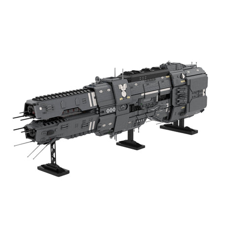 MOC - 243432 Artemis - class Battlecruiser - UNSC Artemis Agrotera Klemmbausteine - LesDiy - Klemmbausteine