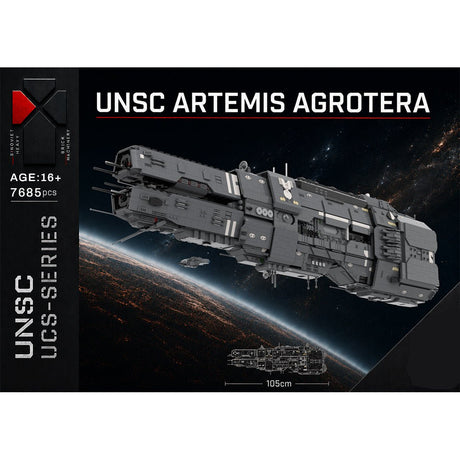 MOC - 243432 Artemis - class Battlecruiser - UNSC Artemis Agrotera Klemmbausteine - LesDiy - Klemmbausteine