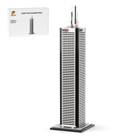 MOC - 243505 First Canadian Place 1:800 Scale Klemmbausteine - LesDiy - Klemmbausteine