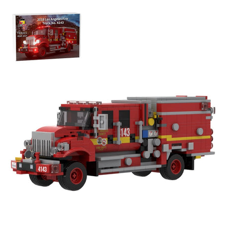 MOC-244154 2019 BME Intl. Type 3 Brush Engine Los Angeles County FD Klemmbausteine-LesDiy-Klemmbausteine