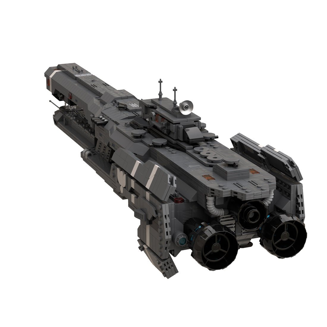 MOC - 245083 Strident - class heavy Frigate - UNSC Dauntless Klemmbausteine - LesDiy - Klemmbausteine