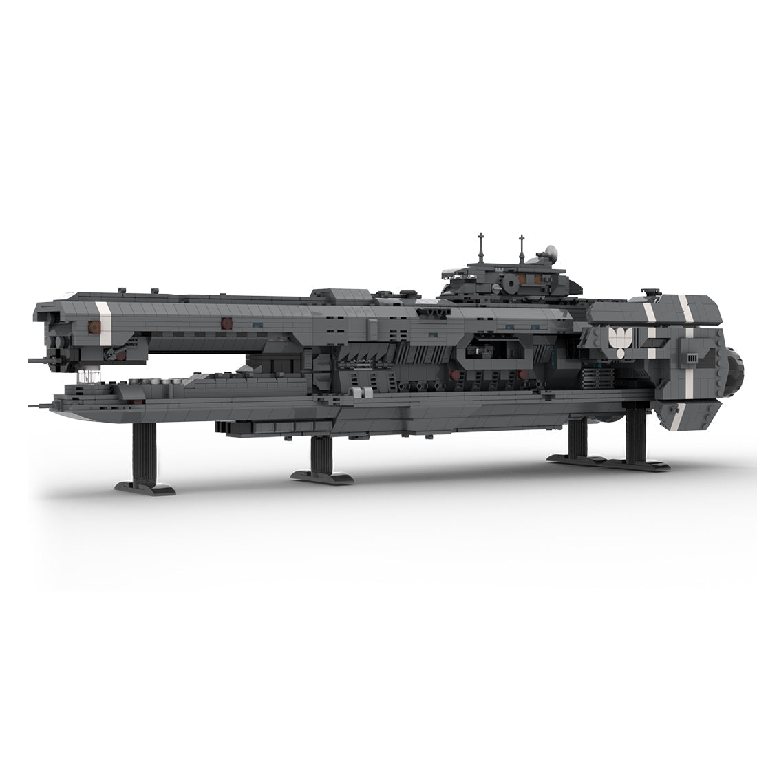 MOC - 245083 Strident - class heavy Frigate - UNSC Dauntless Klemmbausteine - LesDiy - Klemmbausteine