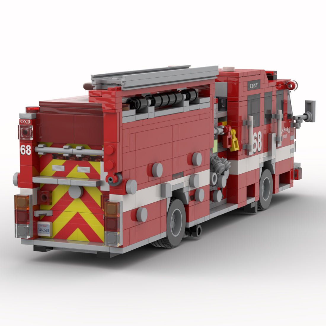 MOC-248452 2019 Pierce Arrow XT Feuerwehrfahrzeug der Feuerwehr Oxnard Klemmbausteine-LesDiy-Klemmbausteine