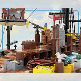 MOC - 252314 Loading Docks - Seafarer's Bay Klemmbausteine - LesDiy - Klemmbausteine
