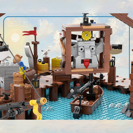 MOC - 252314 Loading Docks - Seafarer's Bay Klemmbausteine - LesDiy - Klemmbausteine