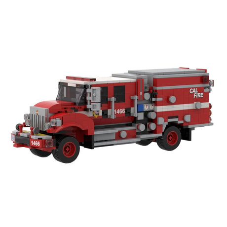 MOC - 252484 2018 BME Intl. Type III Brush Engine CAL FIRE Klemmbausteine - LesDiy - Klemmbausteine