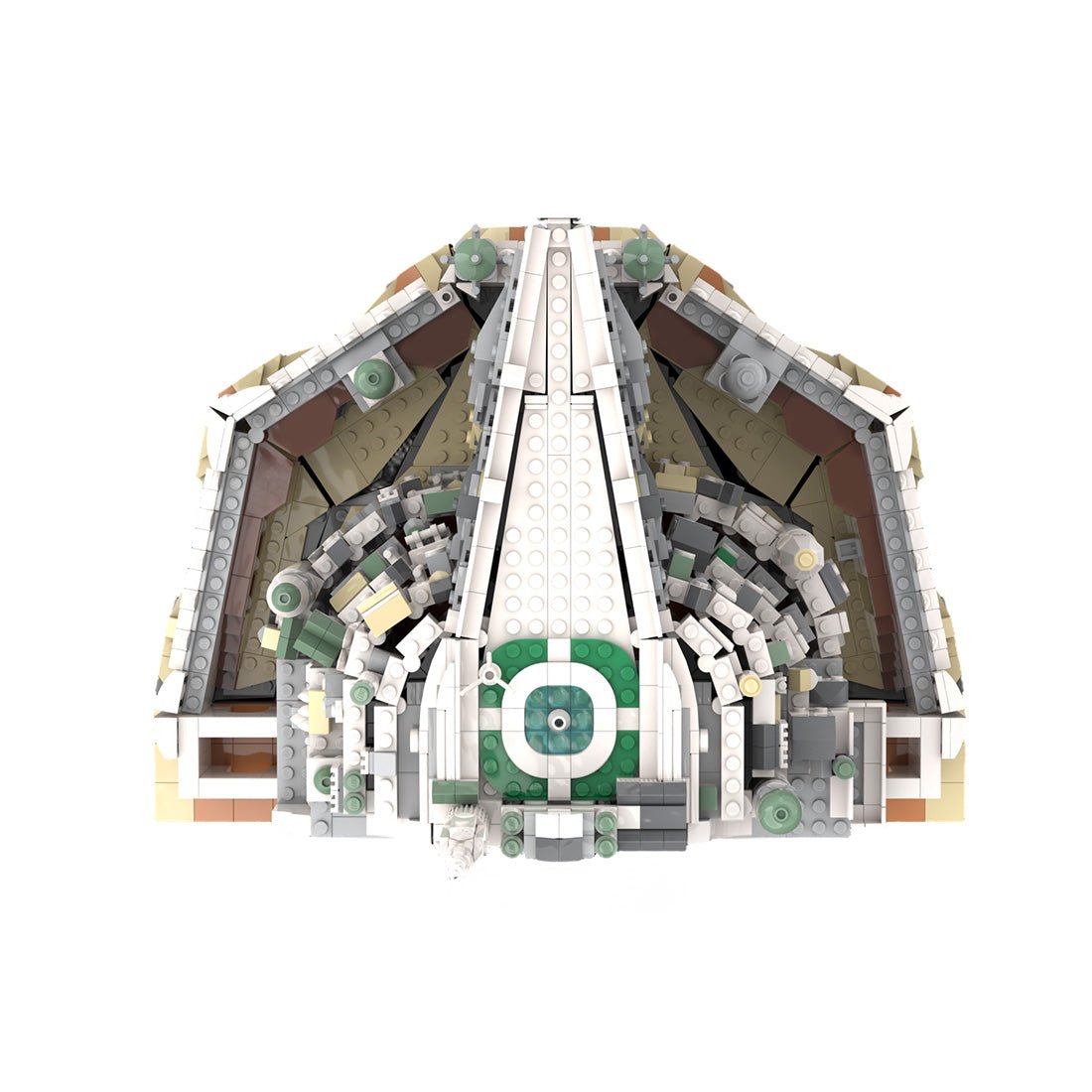 MOC - 253141 Smaller White City of Gondor from LOTR Klemmbausteine - LesDiy - Klemmbausteine