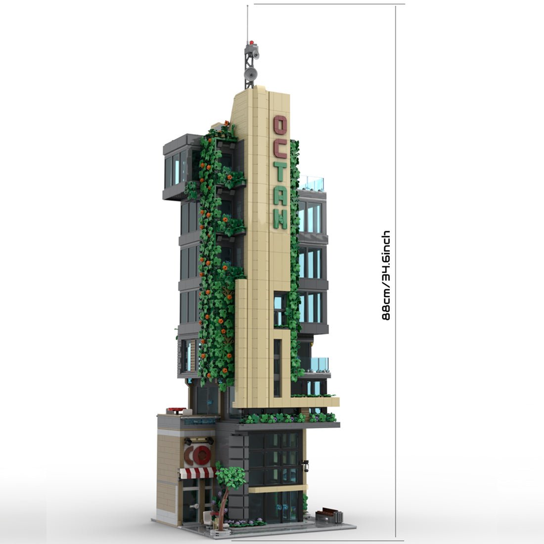 MOC - 254356 Octan Tower Klemmbausteine - LesDiy - Klemmbausteine
