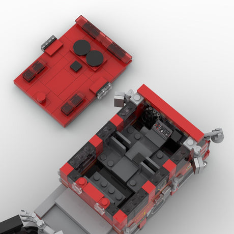 MOC-254378 2018 Pierce Arrow XT Tiller-Feuerwehrfahrzeug der Feuerwehr Southern Marin Klemmbausteine-LesDiy-Klemmbausteine