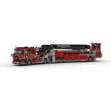 MOC-254378 2018 Pierce Arrow XT Tiller-Feuerwehrfahrzeug der Feuerwehr Southern Marin Klemmbausteine-LesDiy-Klemmbausteine