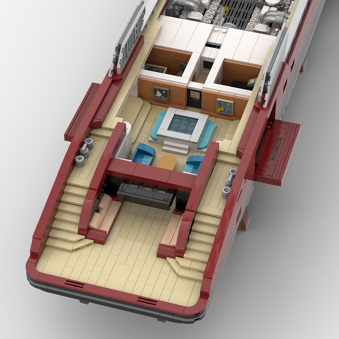 MOC - 254412 VELETTA Superyacht Klemmbausteine - LesDiy - Klemmbausteine