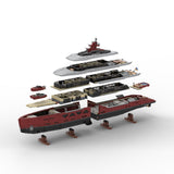 MOC - 254412 VELETTA Superyacht Klemmbausteine - LesDiy - Klemmbausteine