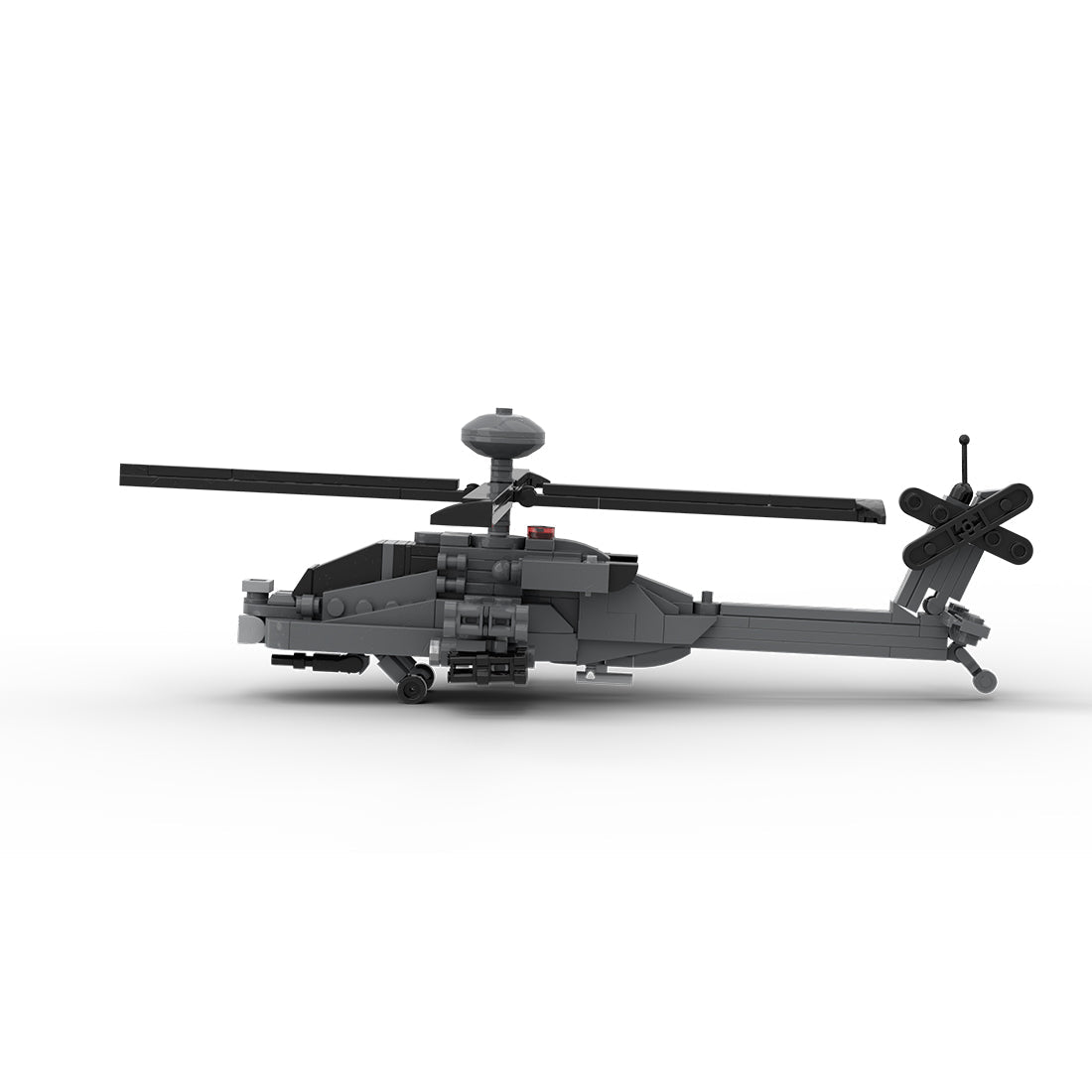 MOC - 254665 1:70 Scale Boeing | AH - 64 APACHE Klemmbausteine - LesDiy - Klemmbausteine