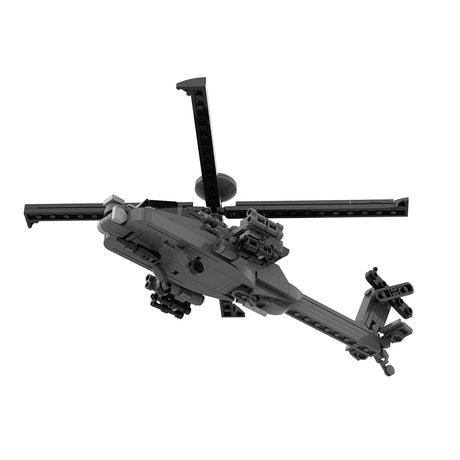 MOC - 254665 1:70 Scale Boeing | AH - 64 APACHE Klemmbausteine - LesDiy - Klemmbausteine