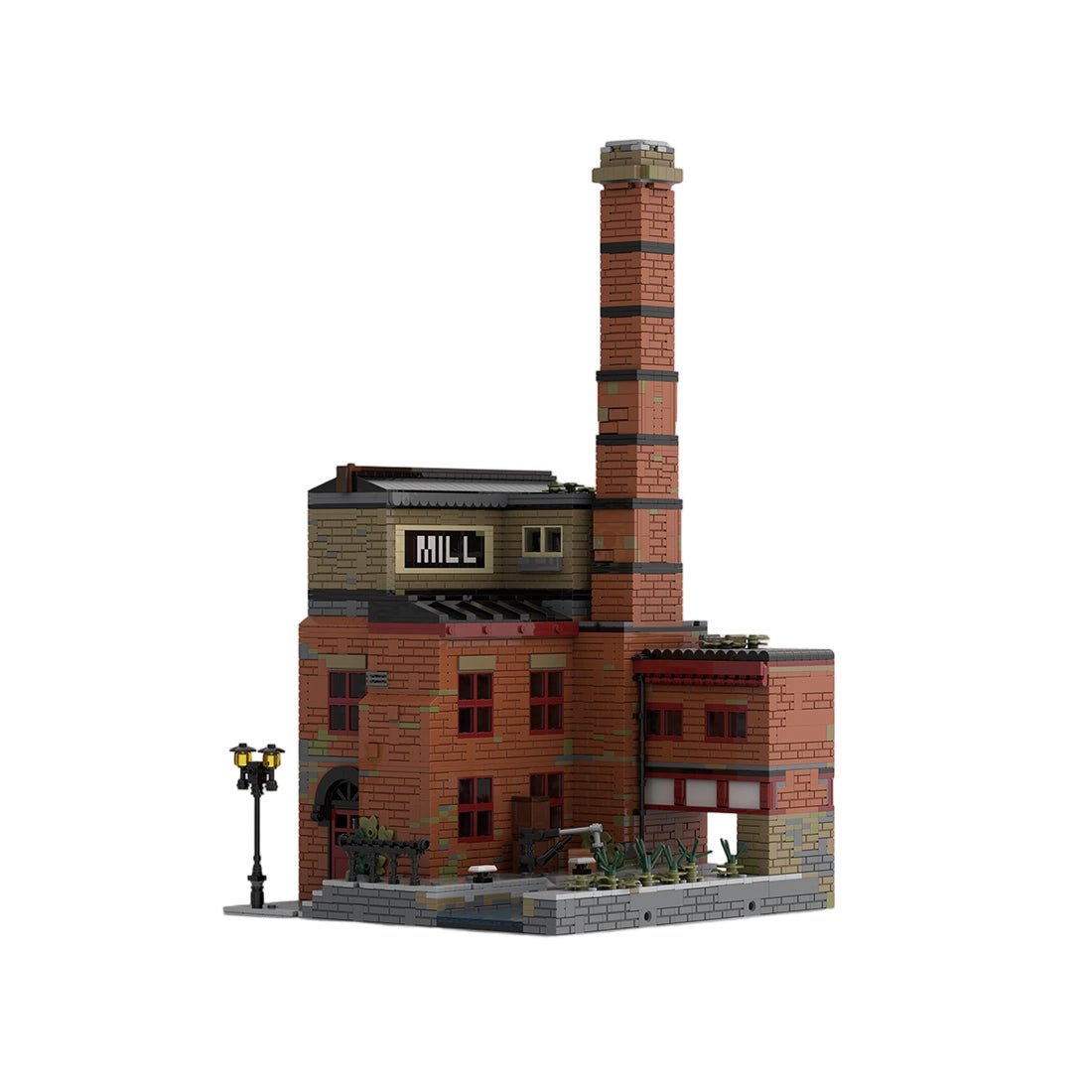 MOC-256256 Viktorianische Fabrik (modular) Klemmbausteine-LesDiy-Klemmbausteine