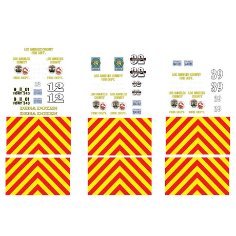 MOC-256293 2018 KME Predator Severe Fire Engine LACoFD Klemmbausteine-LesDiy-Klemmbausteine